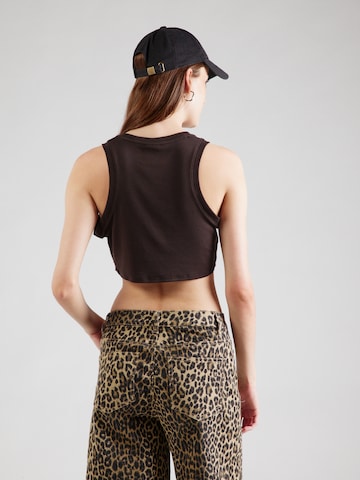 Nike Sportswear Топ 'ESSNTL' в кафяво: отзад