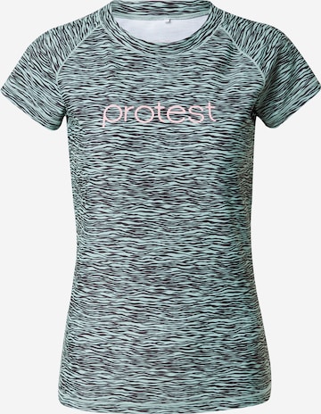 PROTEST Λειτουργικό μπλουζάκι 'ICATU' σε πράσινο: μπροστά