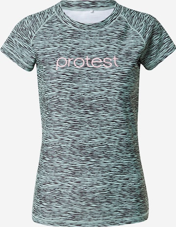 T-shirt fonctionnel 'ICATU' PROTEST en vert : devant