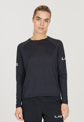 ELITE LAB Performance Shirt 'LAB' in Black: front