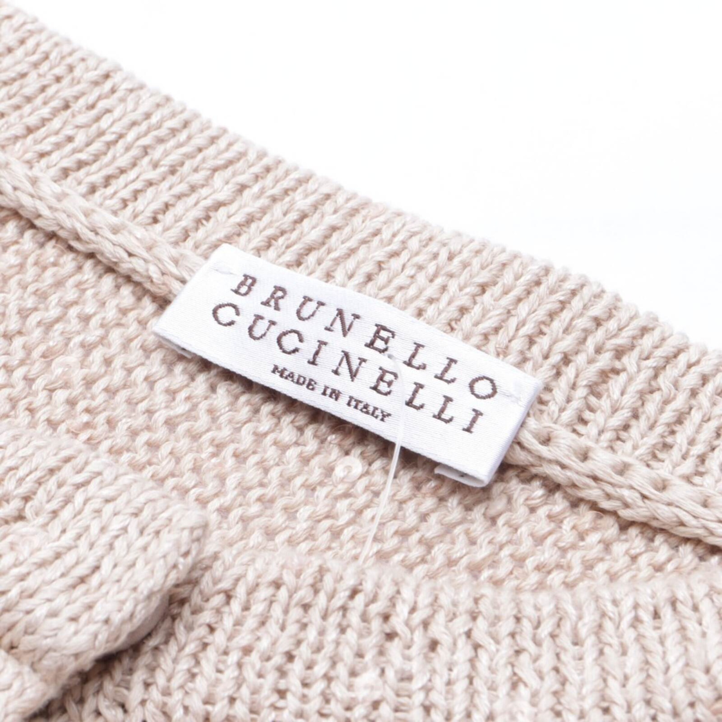 Brunello Cucinelli Pullover / Strickjacke XXL in Weiß