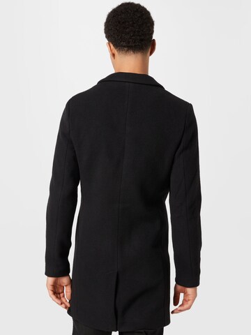 Only & Sons Between-Seasons Coat 'Jaylon' in Black