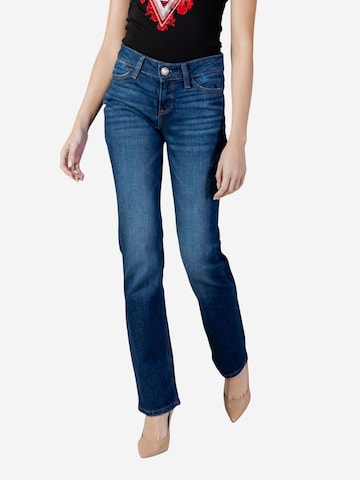Slimfit Jeans 'NICKY CIGARETTE W6RA3M D6831' di GUESS in blu: frontale