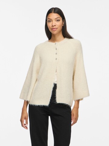 VILA Cardigan 'VIBows' i beige: forside
