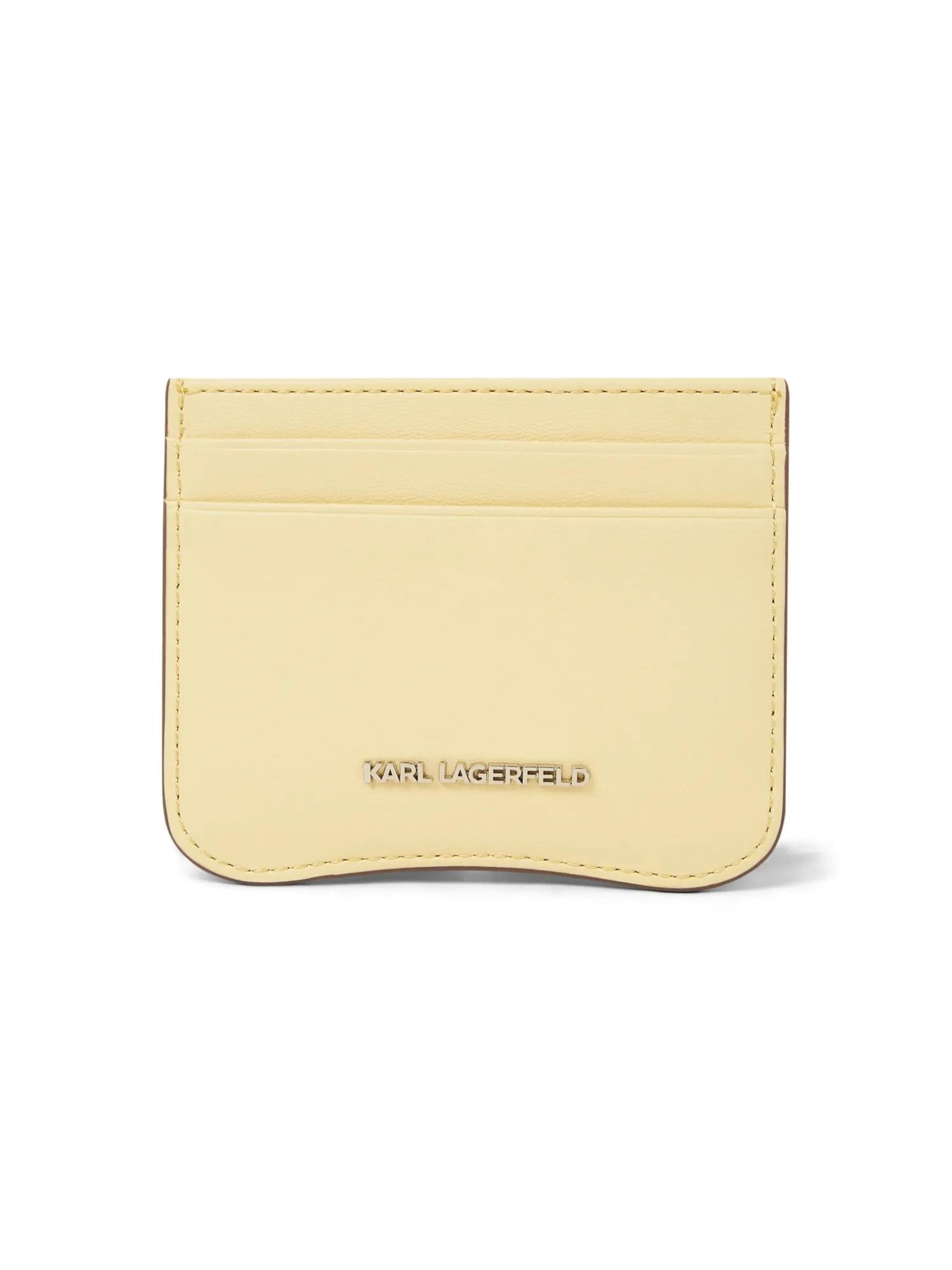Étui 'Ikon' Karl Lagerfeld en jaune : devant