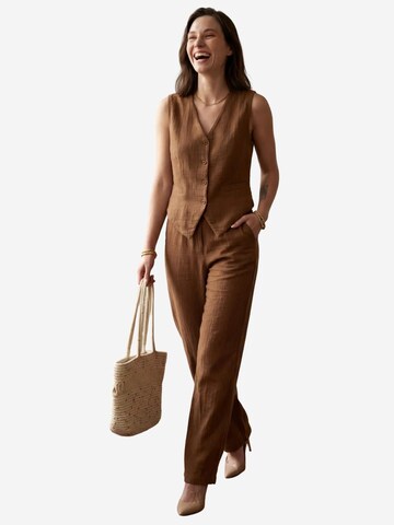 Tenue d'intérieur My fashion en marron : devant