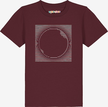 T-Shirt 'Sonnenfinsternis' watabout.kids en rouge : devant