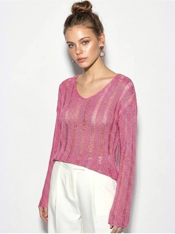 Top 'Strickoberteile' di Bianco Lucci in rosa
