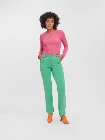VERO MODA regular Παντελόνι 'Zamira' σε πράσινο