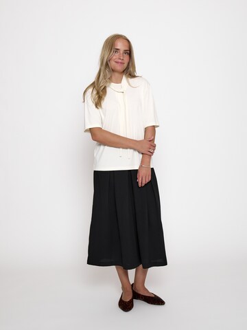 minus - Top 'Ovida' em branco