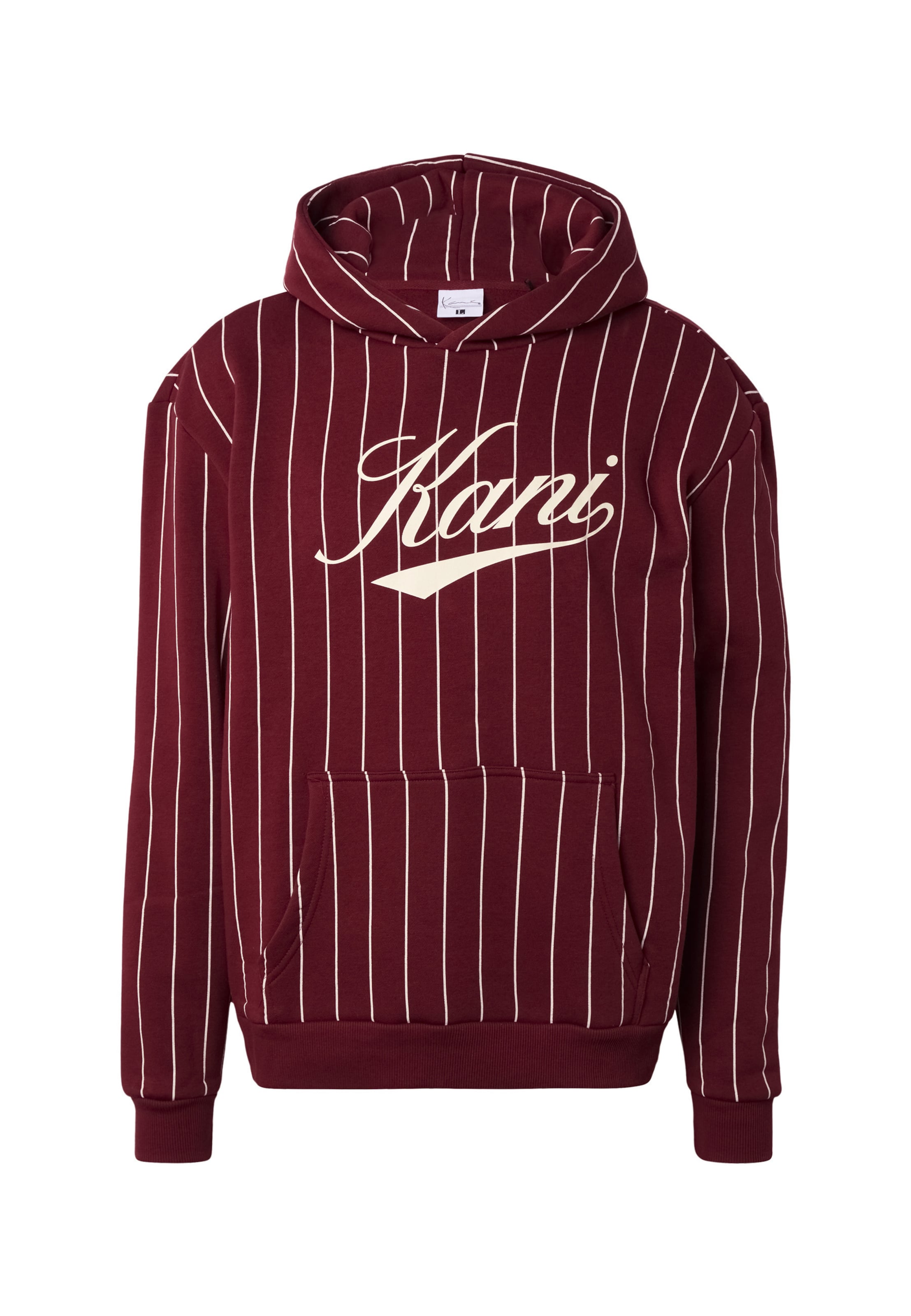 Karl Kani Sweatshirt in creme / dunkelrot, Produktansicht