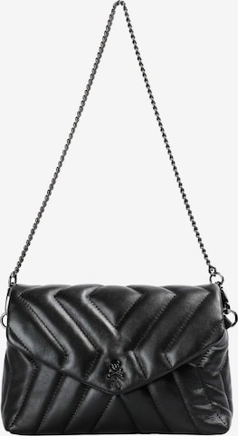 Sac à bandoulière Scalpers en noir : devant