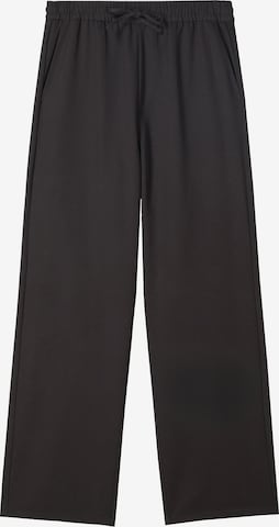 Wide leg Pantaloni di Bershka in nero: frontale