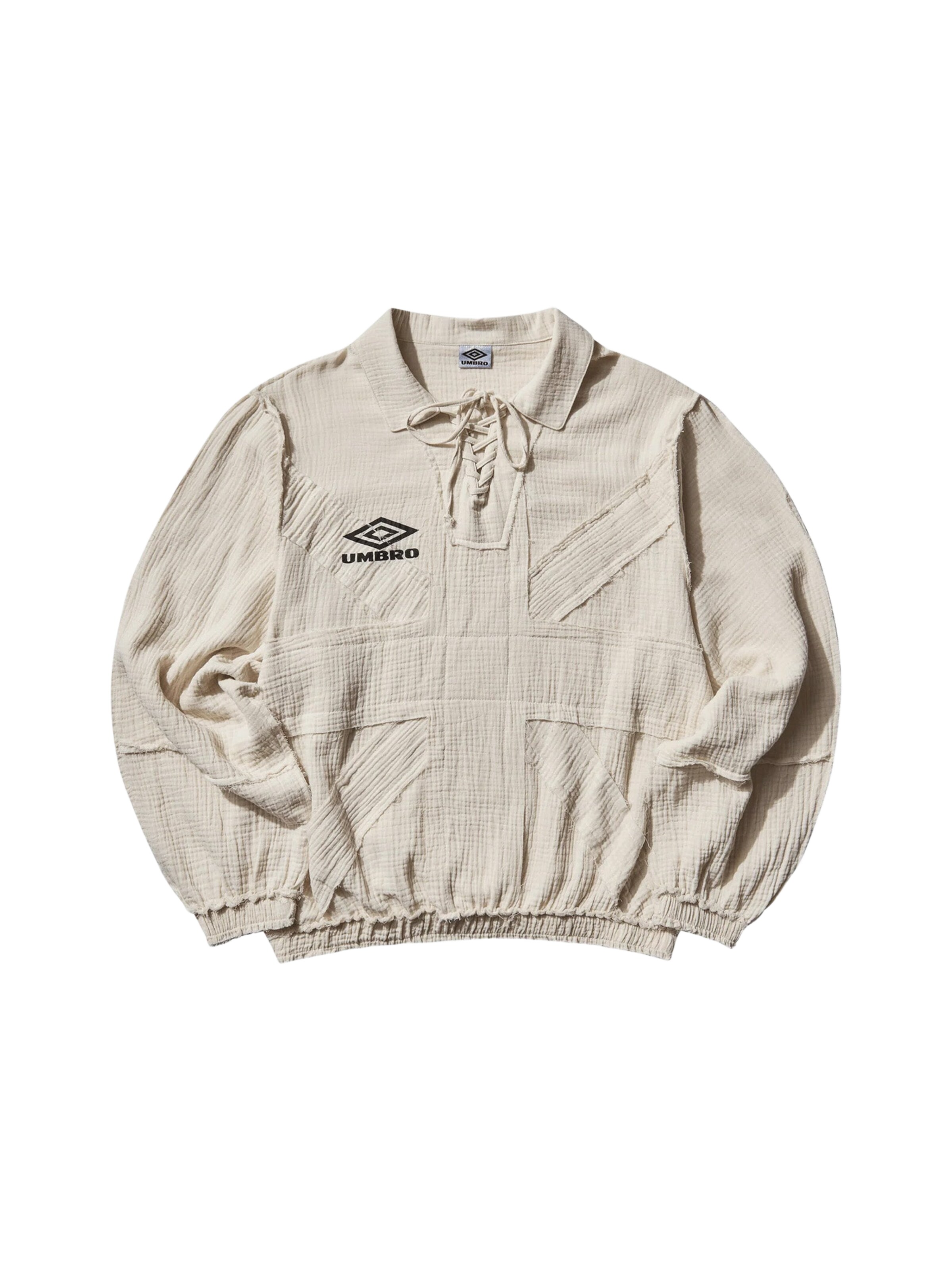 UMBRO Shirt 'Union Drill' in Beige: voorkant