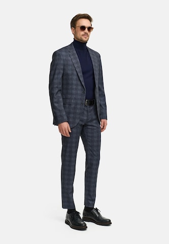 JEFF Slimfit Chino 'Leo' in Blauw