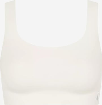 Bustino Reggiseno 'Zero Feel 2.0' di SLOGGI in bianco: frontale