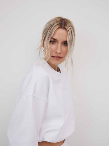 LeGer by Lena Gercke Sweatshirt 'Rosa' in Wit