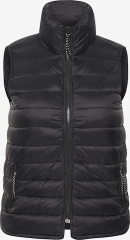 Gilet 'Lina' KAFFE CURVE en noir : devant