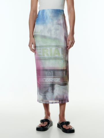 EDITED Rok 'Sofia' in Gemengde kleuren: voorkant