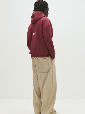 Pull&Bear Sweatshirt in Rood