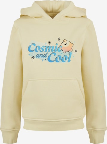 ABSOLUTE CULT Sweatshirt 'Kids Wish - Cosmic And Cool' in Geel: voorkant