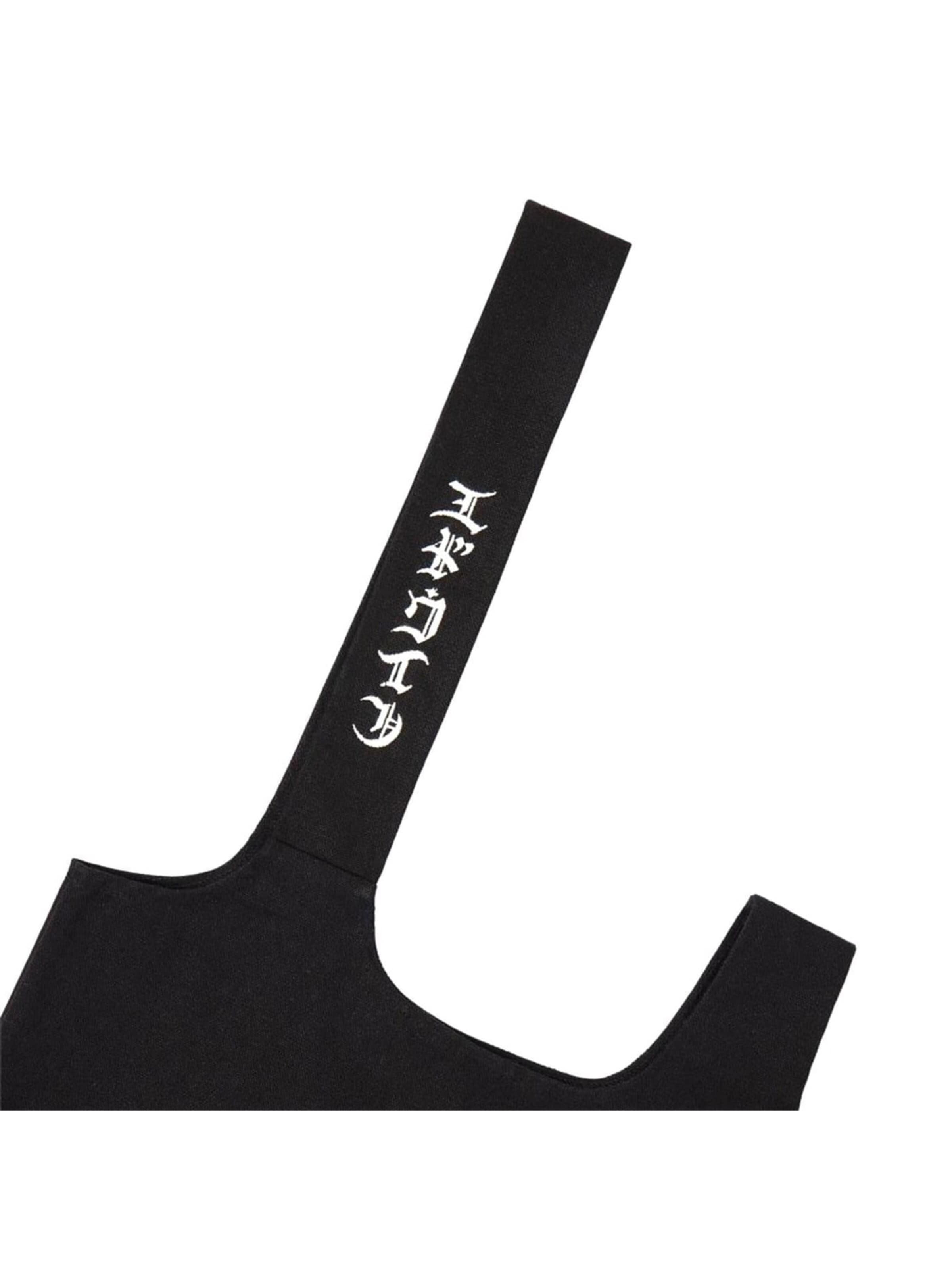 EDWIN Shopper 'Knot Bag Black' in Black
