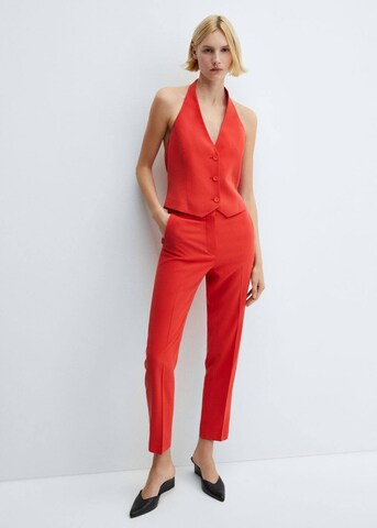 MANGO Suit Vest 'Tempo' in Red