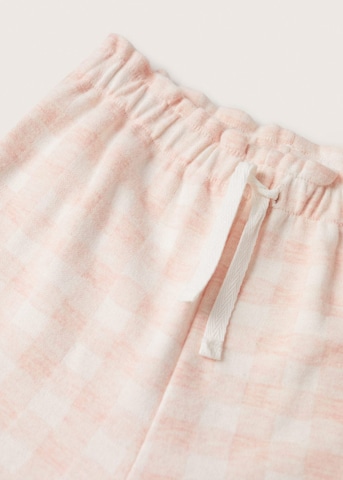 MANGO KIDS Schlafanzug 'Square' in Pink