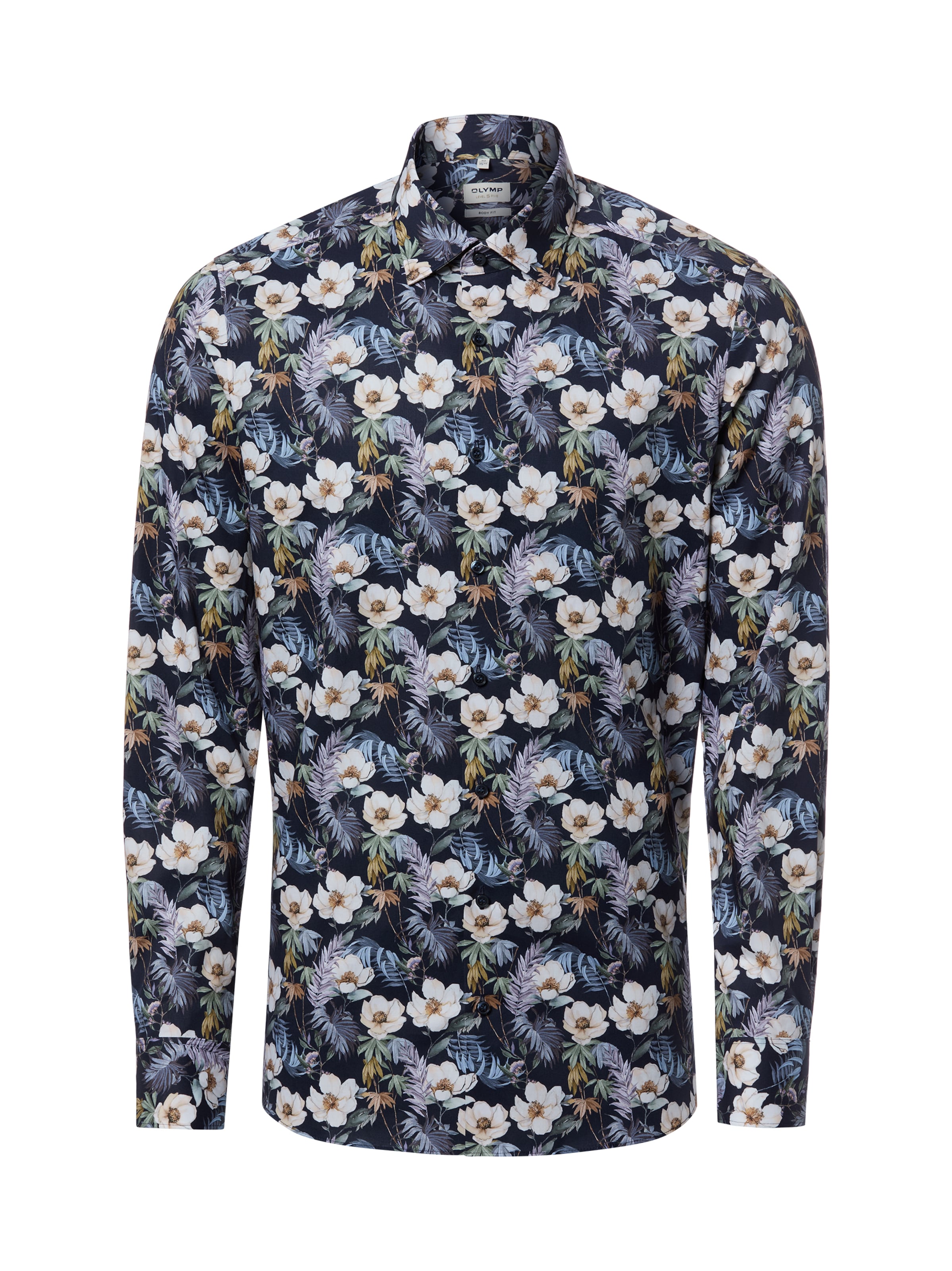 OLYMP Slim fit Button Up Shirt in Blue: front