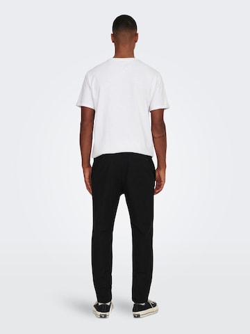 Regular Pantalon 'Linus' Only & Sons en noir