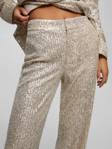 Pull&Bear Wide leg Pants in Beige