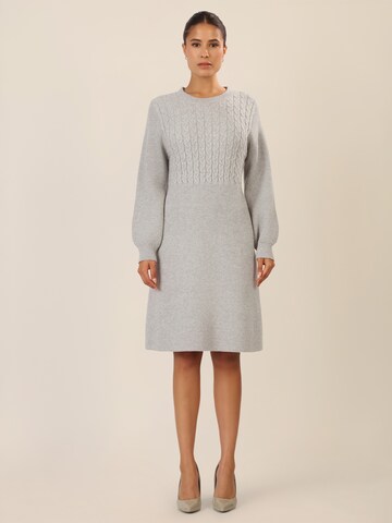 APART Knitted dress in Grey