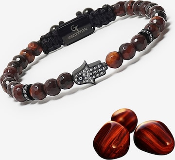GT CollectionNarukvica 'Hamsa Hand' - crvena boja: prednji dio