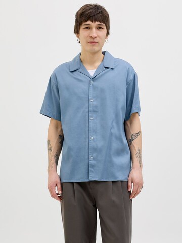 JACK & JONES Comfort fit Overhemd in Blauw: voorkant