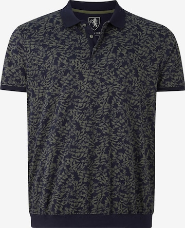 Charles Colby Shirt ' Earl Menneth ' in Blauw: voorkant