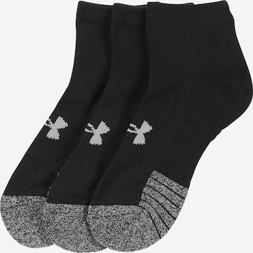 Chaussettes de sport UNDER ARMOUR en noir : devant