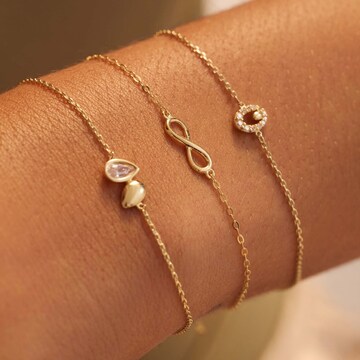 Beloro Jewels Bracelet in Gold: front