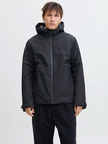 Veste mi-saison 'JJEBrandon' JACK & JONES en noir : devant