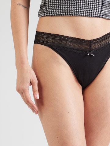 HUGO Στρινγκ 'TRIPLET' σε μαύρο