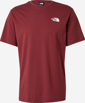 THE NORTH FACE Футболка 'REDBOX' в Красный: спереди