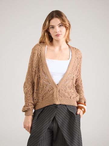 monari Strickjacke in Braun: Vorderseite