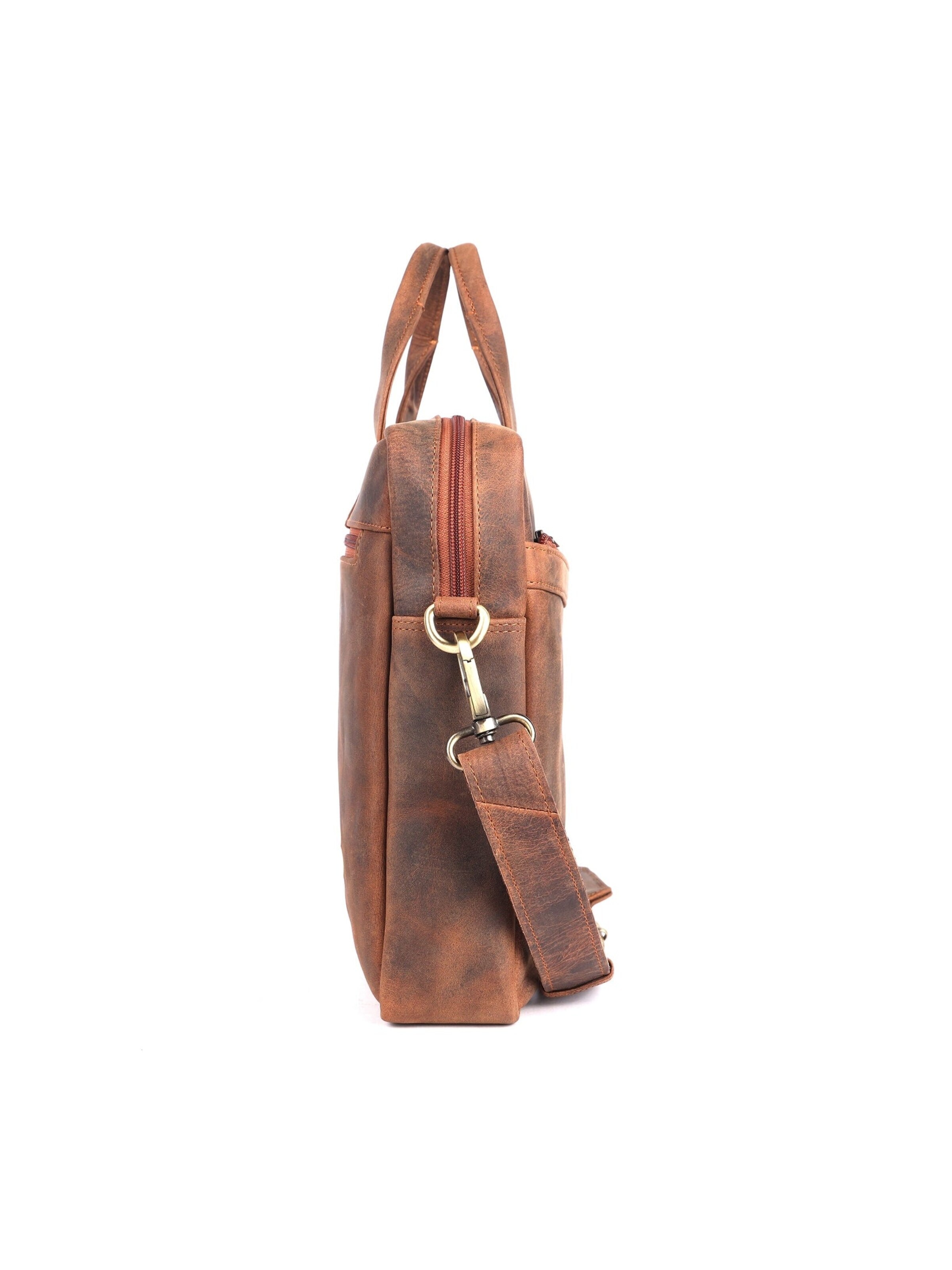 Benthill Laptop Bag in Brown