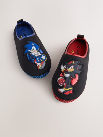 Next Huisschoenen 'Sonic The Hedgehog' in Zwart