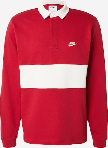 Nike Sportswear Paita 'CLUB' värissä punainen: etupuoli