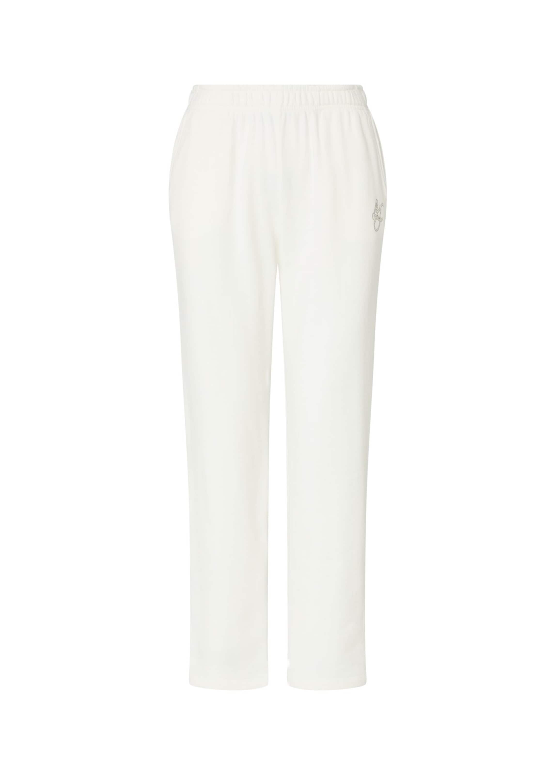 Liu Jo - Loosefit Pantalón en blanco: frente