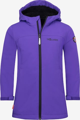 TROLLKIDS Outdoor jacket in Purple: front