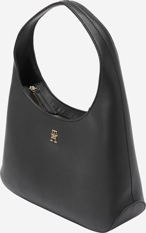 TOMMY HILFIGER - Bolso de hombro en negro: frente