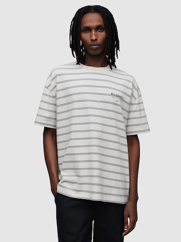 AllSaints Shirt 'UNDERGROUND' in Grijs: voorkant