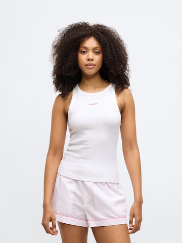 Calvin Klein Kratke hlače za spanje | bela barva: sprednja stran