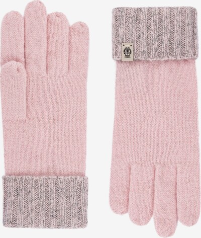 Roeckl Fingerhandschuhe in dunkelgrau / rosa, Produktansicht